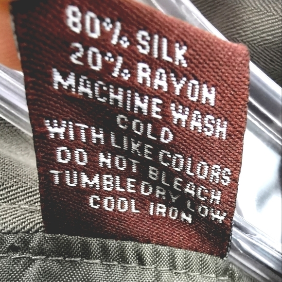 Chereskin Sport Vtg Top and Bottom Silk Green Set - Picture 10 of 10